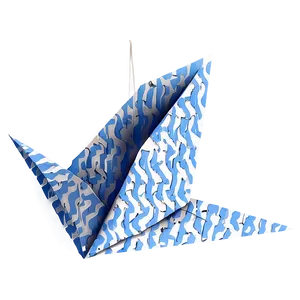 Paper Crane With Pattern Png Mry PNG Image