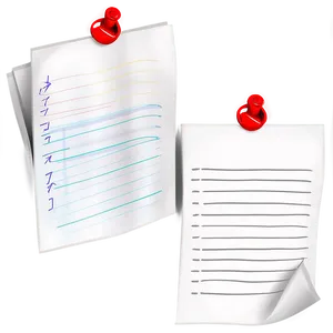 Paper Note With Checkmark Png Ubn77 PNG Image