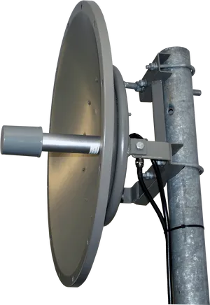 Parabolic Antenna Installation PNG Image