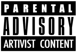 Parental Advisory Artivist Content Label PNG Image