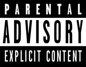 Parental Advisory Explicit Content Label PNG Image