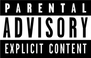 Parental Advisory Explicit Content Label PNG Image