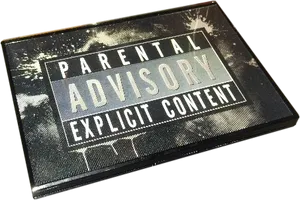 Parental Advisory Explicit Content Label PNG Image