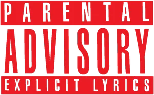 Parental Advisory Explicit Lyrics Label PNG Image