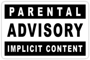 Parental Advisory Label PNG Image