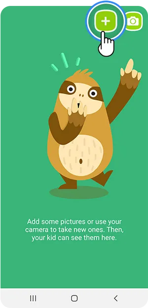 Parenting App_ Add Photo Prompt_ Cartoon Creature PNG
