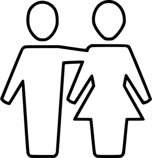 Parenting Symbols Outline PNG