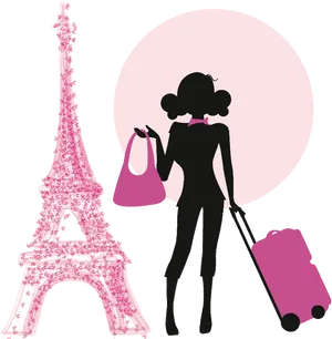 Parisian Fashion Trip PNG Image