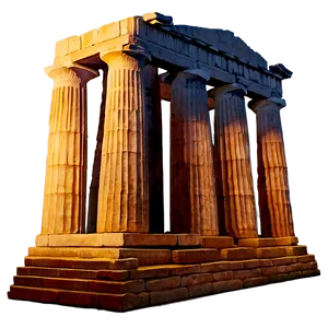 Parthenon At Sunset Png 65 PNG Image