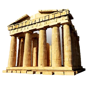 Parthenon At Sunset Png Hul PNG Image