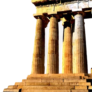 Parthenon Night View Png Orc PNG Image