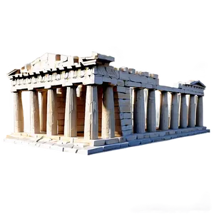 Parthenon Ruins Sketch Png 60 PNG Image