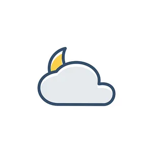 Partly Cloudy Weather Icon PNG