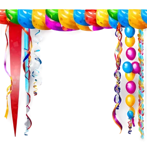 Party Background Streamers Png Tmo7 PNG Image