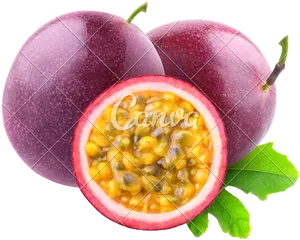 Passion Fruit Freshness PNG Image