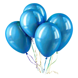 Pastel Blue Balloons Png Abt PNG Image