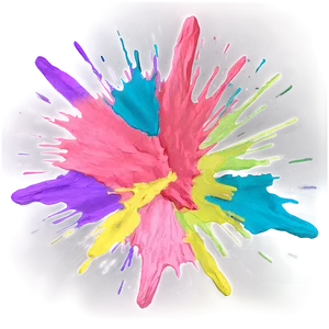 Pastel Color Splash Png Ahx PNG Image