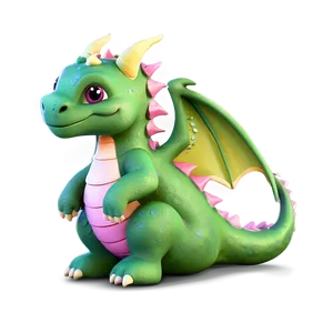 Pastel Cute Dragon Png Vpi PNG Image