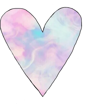 Pastel Heart Tumblr Aesthetic.jpg PNG Image