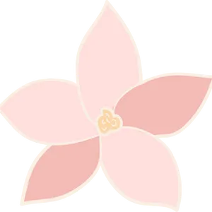 Pastel Magnolia Graphic PNG Image