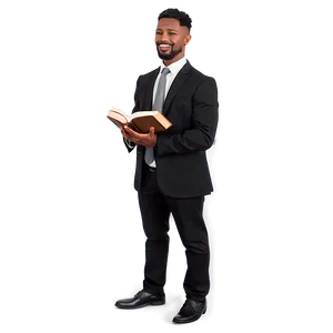 Pastor With Bible Png 95 PNG Image