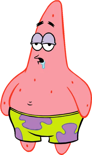 Patrick Star Cartoon Character PNG Image