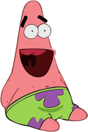 Patrick_ Star_ Cartoon_ Character.png PNG Image