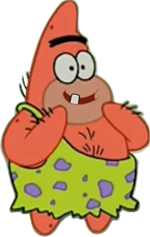 Patrick_ Star_ Happy_ Pose.png PNG Image