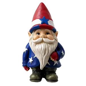 Patriotic Garden Gnome Png 40 PNG Image