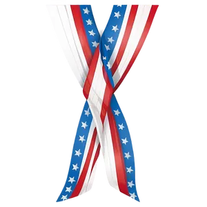 Patriotic Ribbon Flag Png Kmj PNG Image