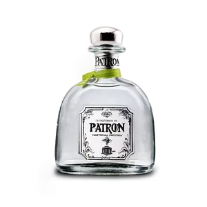 Patron Platinum Tequila Bottle Png Fvh PNG Image