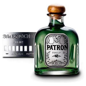 Patron Silver Mini Bottle Png Mrq PNG Image