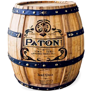 Patron Tequila Barrel Png 97 PNG Image