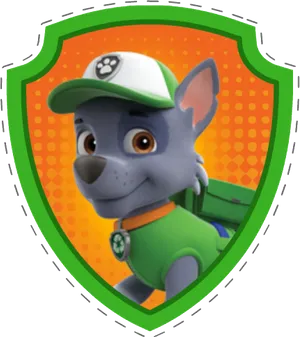 Paw Patrol Character Rocky PNG Image