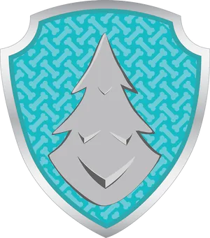 Paw Patrol Everest Badge PNG Image