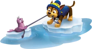 Paw Patrol Ice Rescue PNG Image