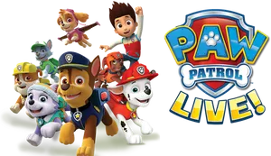 Paw Patrol Live Show Promo PNG Image