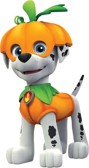 Paw Patrol Pupin Orange PNG Image