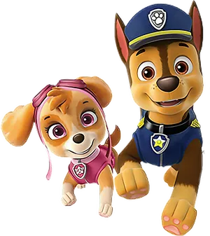 Paw Patrol Pups Smiling PNG Image