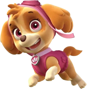 Paw Patrol Skye Character Image PNG Image