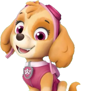 Paw Patrol Skye Portrait PNG Image