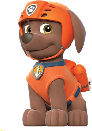 Paw Patrol Zuma Clipart.png PNG Image