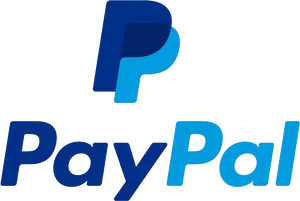 Pay Pal Logo Blue Background PNG Image