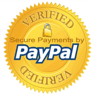 Pay Pal Verified Secure Payment Seal PNG Image