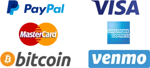 Payment Service Logos Compilation PNG Image