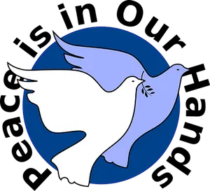 Peace Dove Symbol Graphic PNG Image