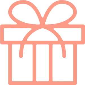 Peach Gift Icon.png PNG Image