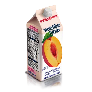 Peach Juice Box Png Wcm19 PNG Image