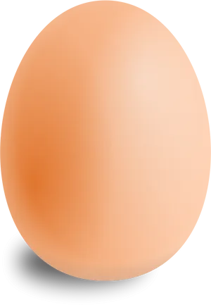 Peach Oval Shape Graphic PNG Image