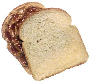 Peanut Butter Chocolate Spread Sandwich.png PNG Image